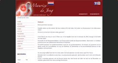 Desktop Screenshot of mauricedejong.nl